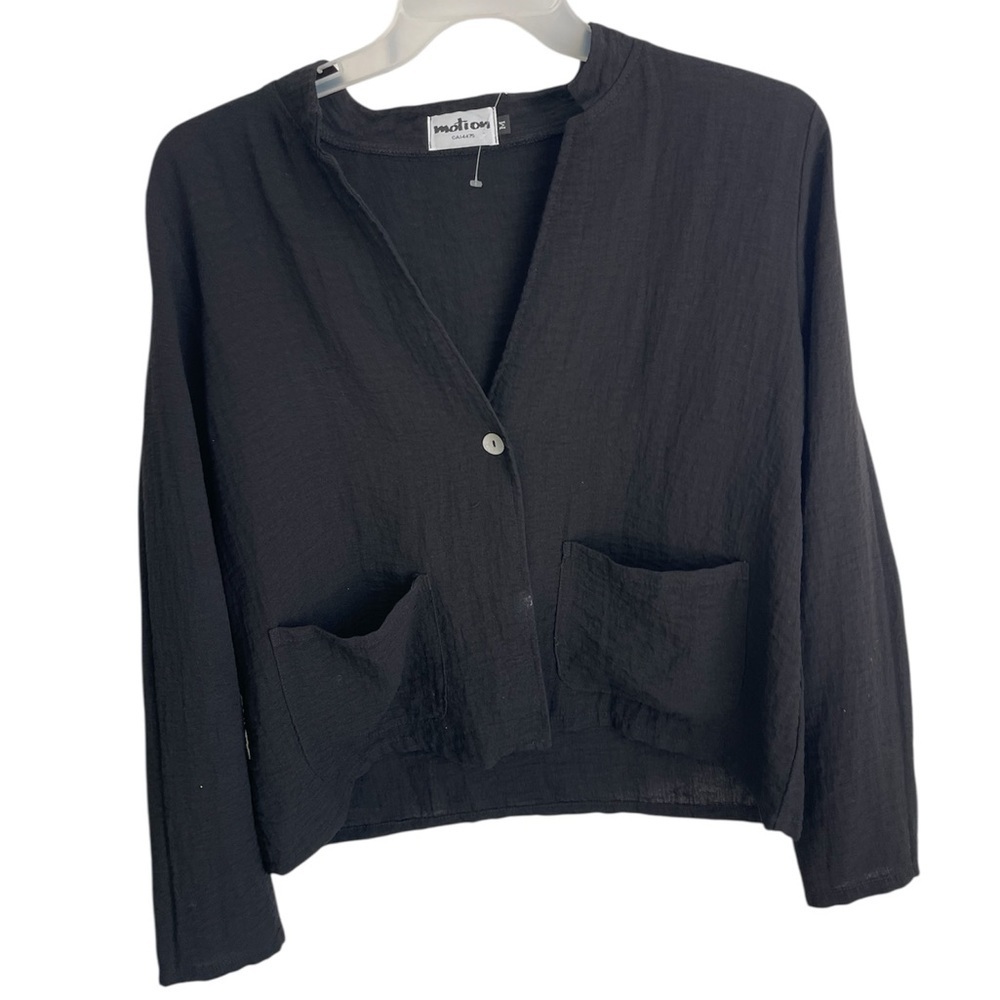 Black Button-Up Jacket